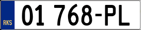 Truck License Plate